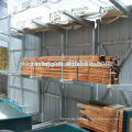 Roof supporting rainproof snowproof Hot Dip Galvanized cantilever racking using outdoors